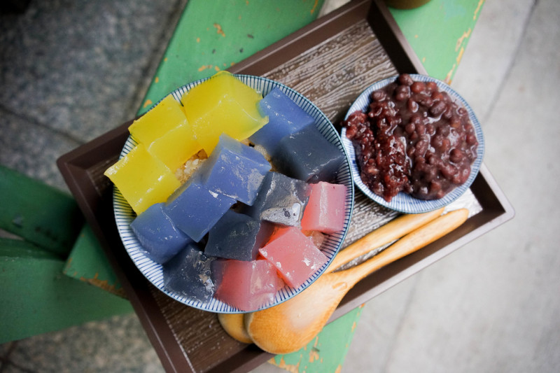 『Right ice cream 來特冰淇淋X魔王』台北松山區 可愛ㄉㄨㄞ ㄉㄨㄞ的彩色粉粿冰 純天然製作的古早味刨冰 捷運國父紀念館站/夏日冰品『內文有店家資訊』