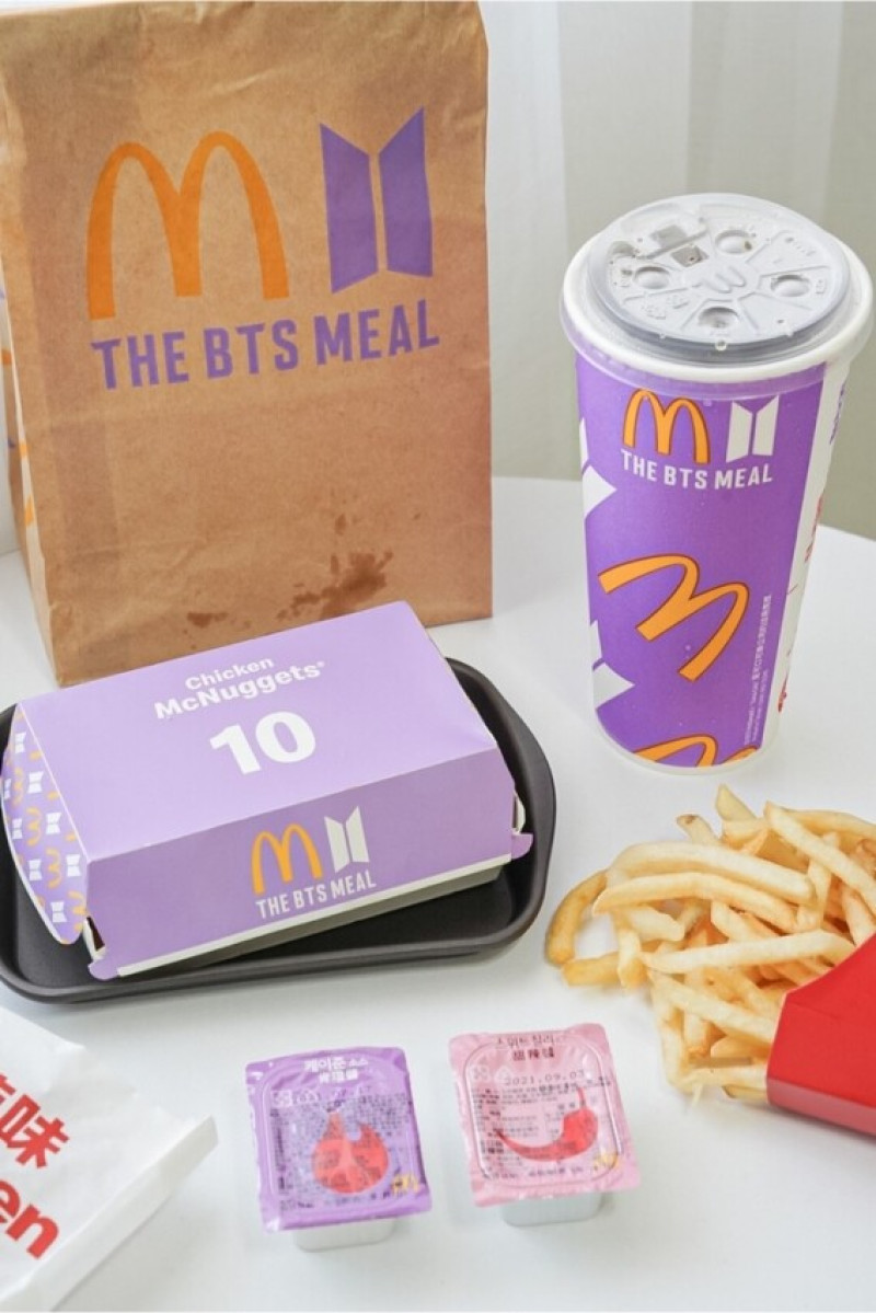 | 麥當勞 | 限量販售20天超夢幻的紫色包裝雞塊變得更好吃了/2款新口味沾醬/ BTS套餐