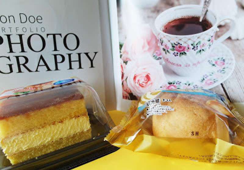 網購美食─樂天 x 夢甜屋洋菓子店│生乳卡士達泡芙│焦糖奶香蛋糕