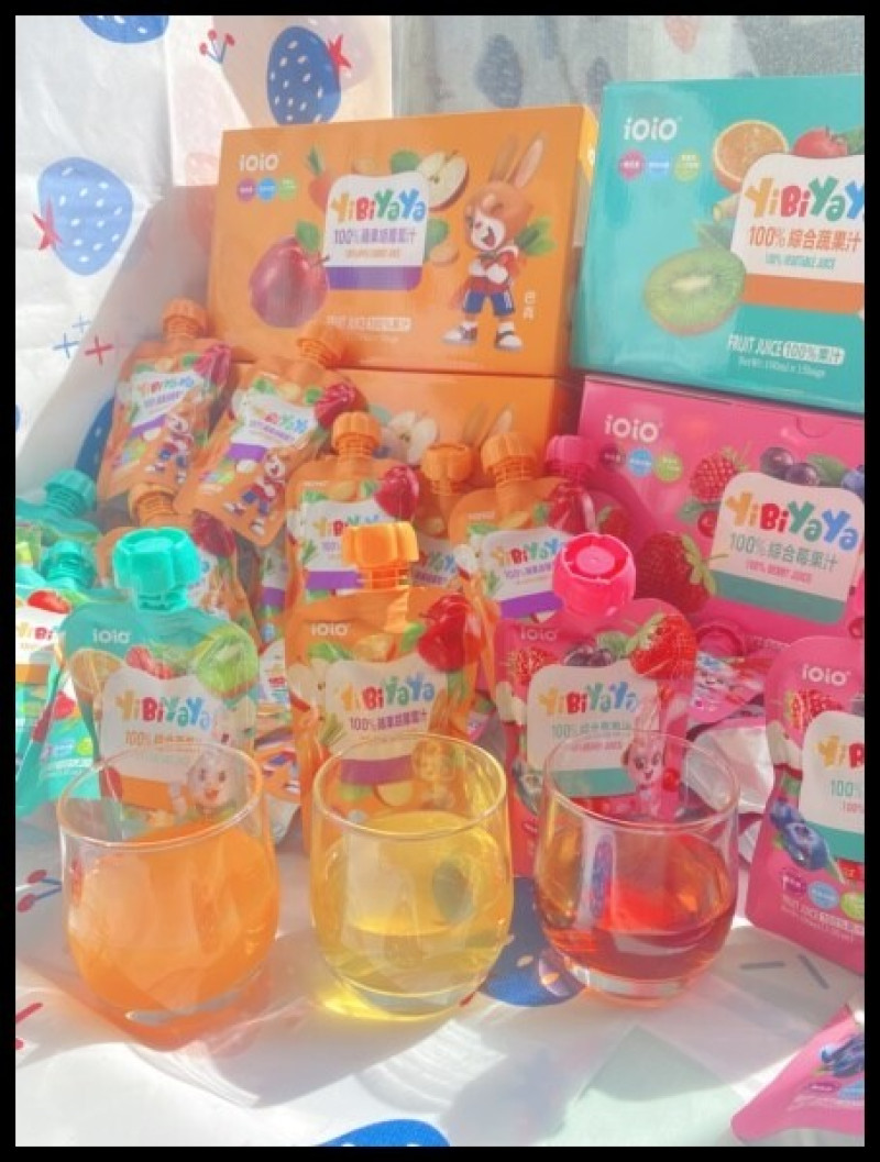 【幼兒食品/水果汁推薦】 【十全果醋】iOiO 一比呀呀100%果汁,過年送禮、出去玩，1包帶著走，輕便乾淨又衛