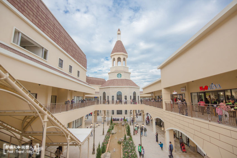麗寶樂園Outlet Mall二期｜有小義大利之稱的二期，免出國也能拍出歐洲街景