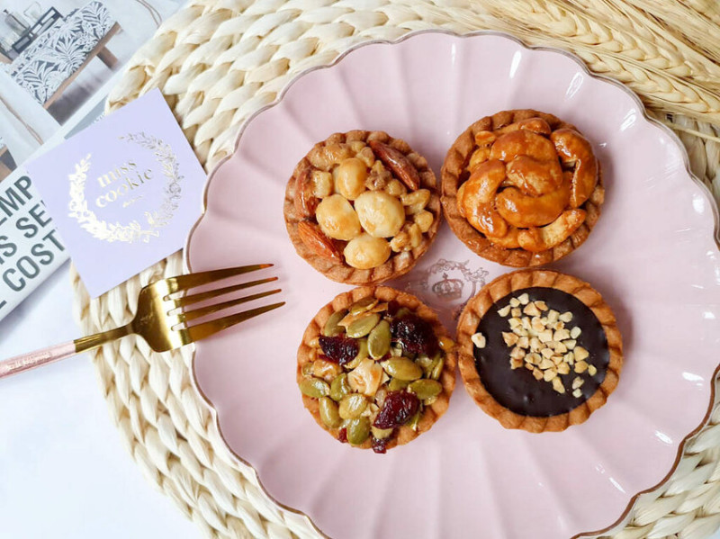 【高雄伴手禮推薦】米思酷奇手工烘焙 綜合堅果塔禮盒 低糖/低油 追劇必備午茶甜點