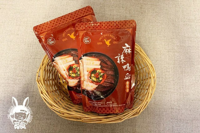 【在家吃】大甲佳旭 麻辣鴨血豆腐 果凍感的鴨血最棒了！