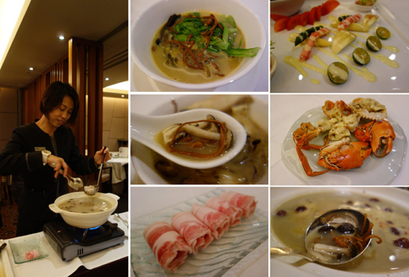 讓人驚豔的蟹逅 台北威斯汀六福皇宮留園黃金蟲草什菌鍋(斯里蘭卡大沙公) 