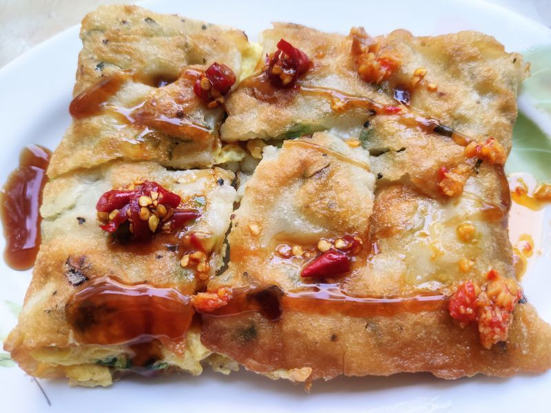 啟英蛋餅-桃園中壢/傳統早餐大份量粉漿蛋餅.秒殺油飯