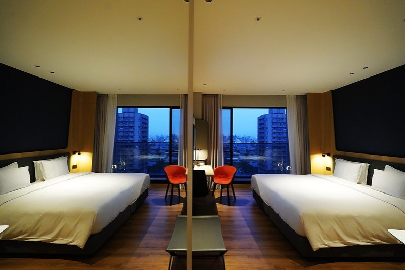 【台灣，嘉義火車站住宿推薦】嘉義第一間國際集團酒店～IHG的智選假日酒店(Holiday Inn Express)。
