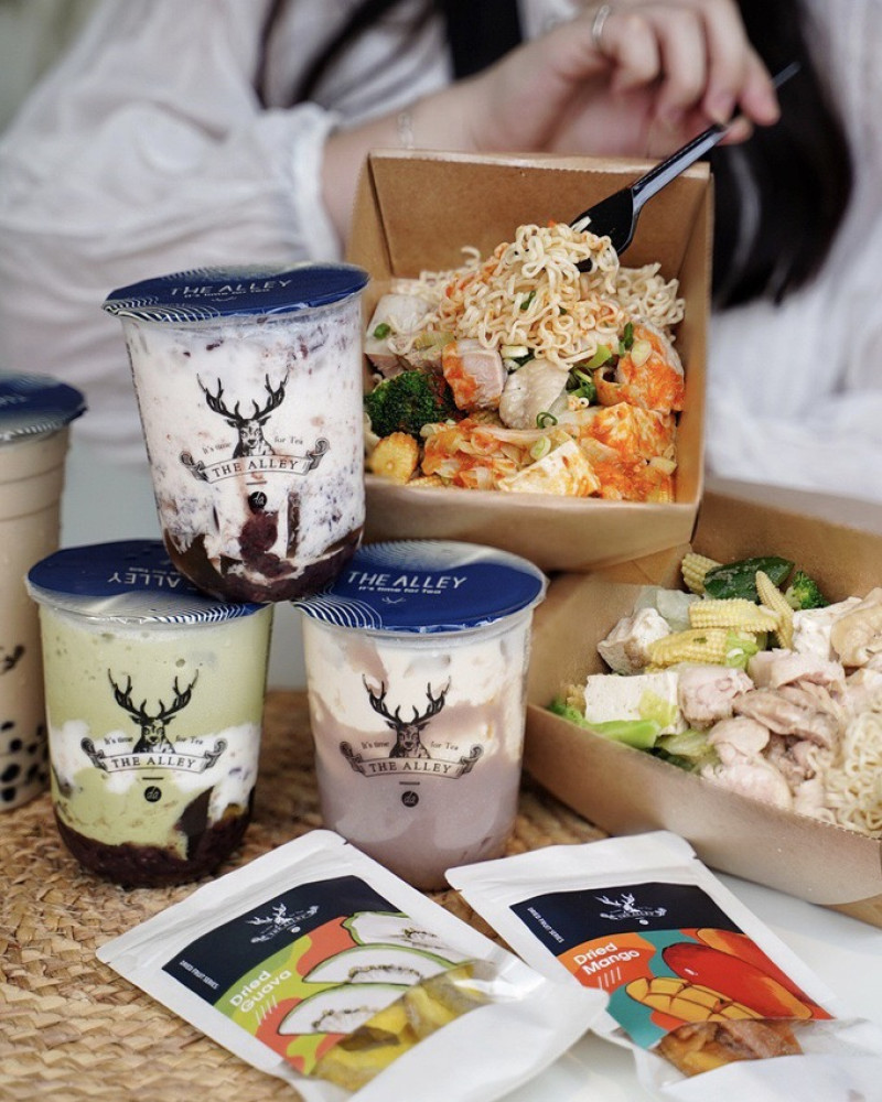 【鹿角巷THE ALLEY】全球首間全新概念店落腳新竹啦！強勢推出獨家「鹽水雞」以及超夯的「輕酸奶系列2.0」也上市啦！ - 阿華田的美食日記