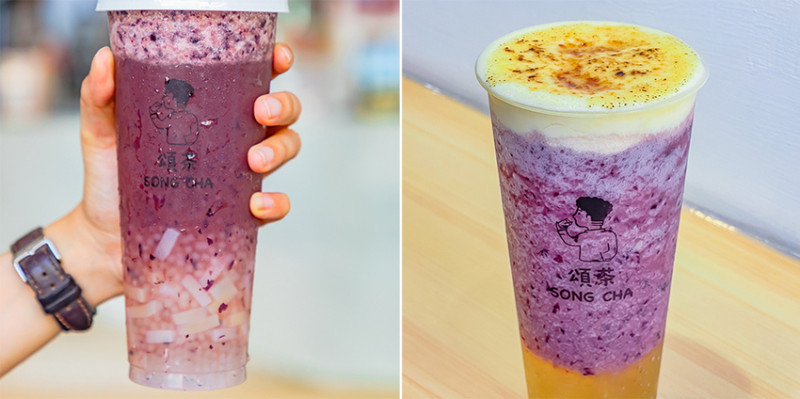 高雄飲品店 - 頌茶 x 新品焦糖布蕾葡萄冰沙 | 清爽又濃郁 時尚優雅美味一次到位