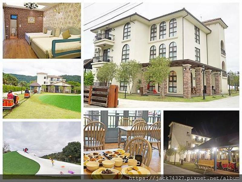 {宜蘭住宿}宜蘭梅花湖畔2020全新開幕超適合親子旅遊的「瑞卡斯鄉村民宿」，可以無限次搭乘小火車＋小山坡滑草  ，隔天還可以騎腳踏車環湖體驗湖畔風光