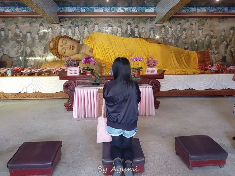 [高雄六龜景點推薦]假日哪裡去?我們去高雄六龜號稱擁有東南亞最大的樟木雕刻臥佛像－諦願寺/十八羅漢山服務區探險韓劇中的隧道/同步上映:六龜大佛