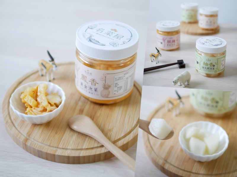 宅配美食｜白飯殺手來啦『名菜屋』加入清甜水果元素的爽口泡菜，讓人無法自拔的團購美食推薦！網購開箱｜泡菜推薦 - 曼達愛吃鬼