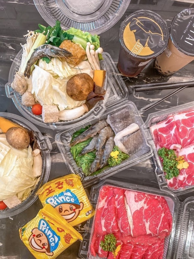 【楊梅美食】参好鍋物廚房，外帶吧！回家一起煮好鍋～個人套餐全部85折，肉品、菜盤、主食、700cc手搖飲，一次滿足你的味蕾