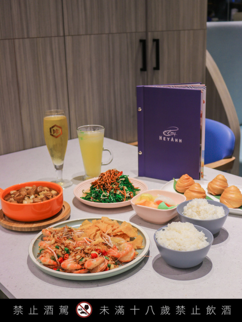 【台北美食】京站百貨活蝦餐廳HEYAHH～泰國蝦料理、10種口味活蝦料理推薦～平價豐富雙人活蝦套餐～京站必吃美食～