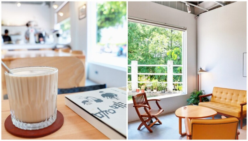 田尾咖啡廳推薦勾叄珈琲｜彰化田尾純白系咖啡廳，近田尾公路花園周邊美食