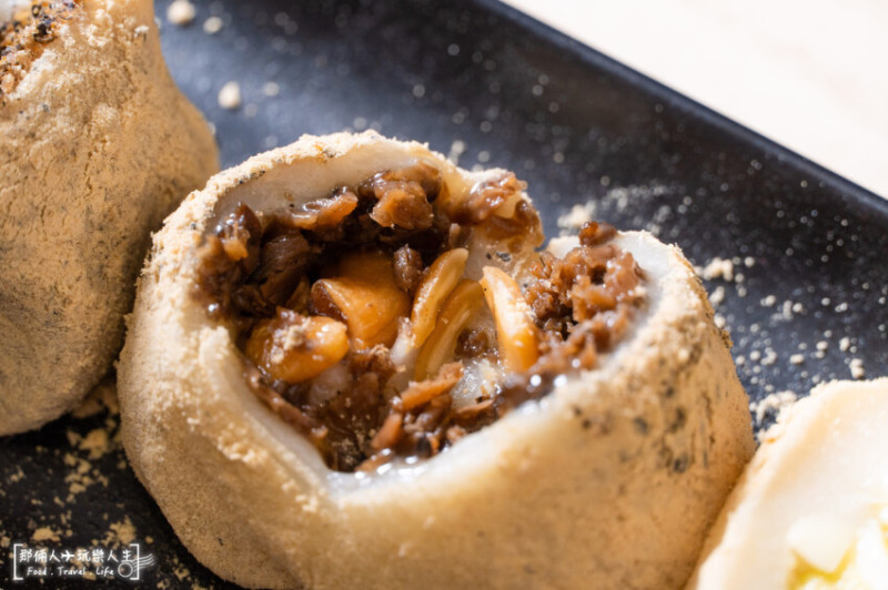 8種創意的口味，尤其是鹹味的麻糬是你來這絕不能錯過的口味~