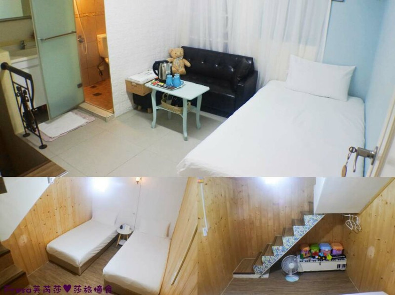 高雄飯店【阿爾兔兔民宿】美麗島捷運站散步三分鐘.樓中樓小木屋好好玩.寵物友善包棟超推薦│高雄民宿│高雄住