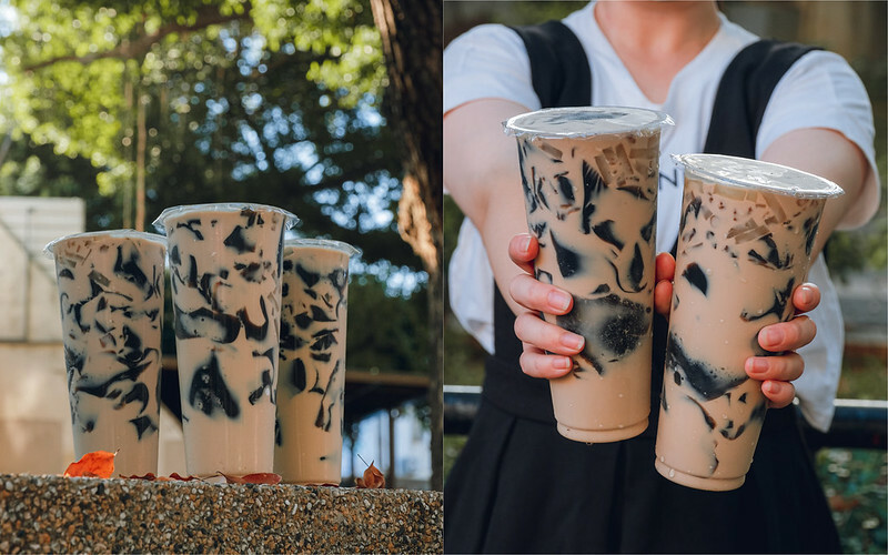 漢口無名飲料｜阿嬤怕你餓！咀嚼系必買仙草凍奶茶。整杯滿滿仙草凍椰果晶球太滿足啦~漢口路美食