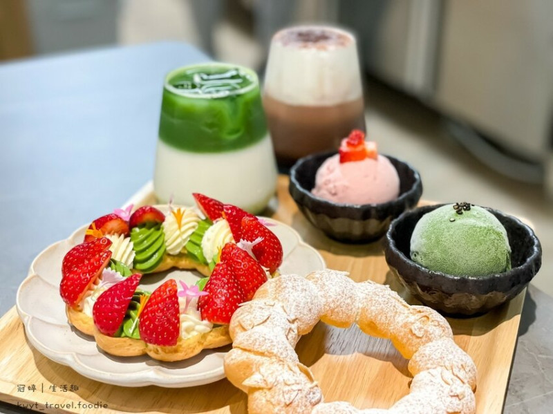 【千森製菓ちもり】台南北區下午茶甜點推薦，超人氣草莓花圈、抹茶蛋糕，4.9星高評價午茶聚會！菜單