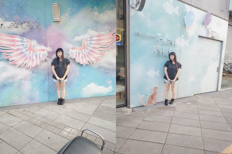 [台南中西區咖啡廳推薦]來自於韓國品牌CaffeBene咖啡伴/網美咖啡廳好好拍/甜心草莓派思脆好吃好拍超推薦