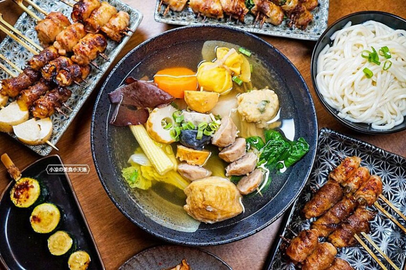 太原夜市人氣串燒”吾曹炭燒專門”開店囉！！40種以上創意串燒+獨門醬料，日式關東煮暖暖吃超滿足(寵物友善餐廳)