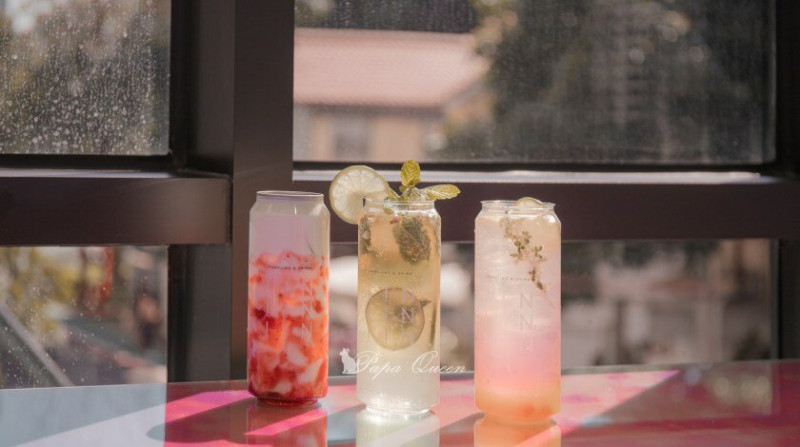 台中「IIN sparkling & drink　望好飲商號 」超夢幻的空氣飲 優格飲 就在審計新村旁