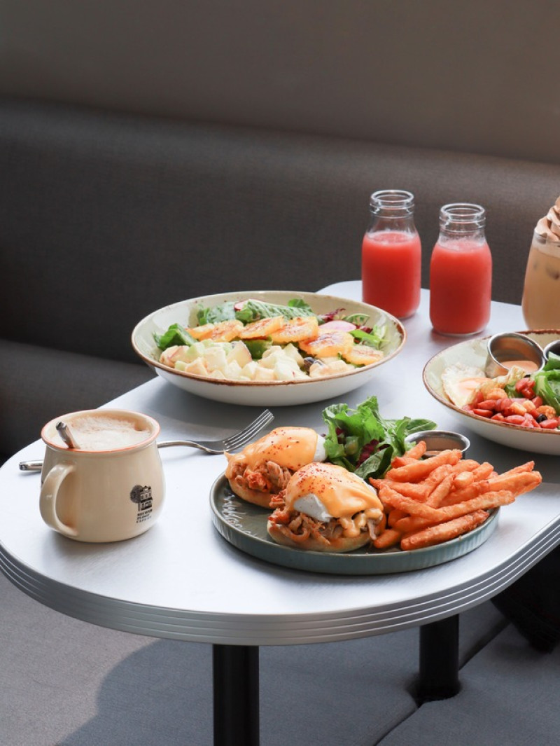 最美貳樓！新型科技感裝潢，全新台味早午餐