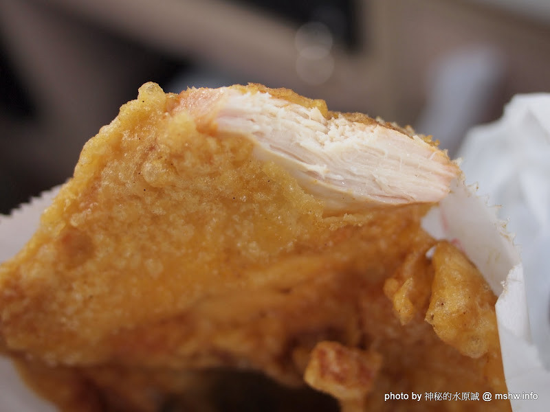 硬中帶軟的口感,肉質還不錯! ~ 宜蘭羅東"皇家貴族派-御用雞排"民生總店