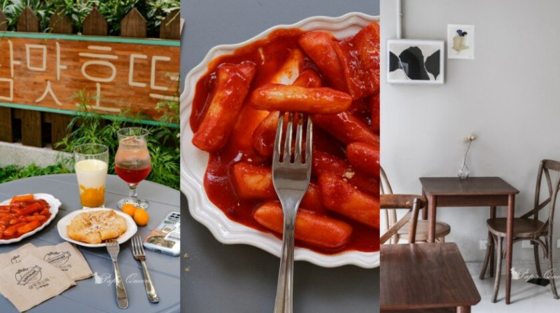 台中｜韓食小吃  CAFE SAMMAT 三味糖餅台中店 삼맛호떡　年糕很韓國