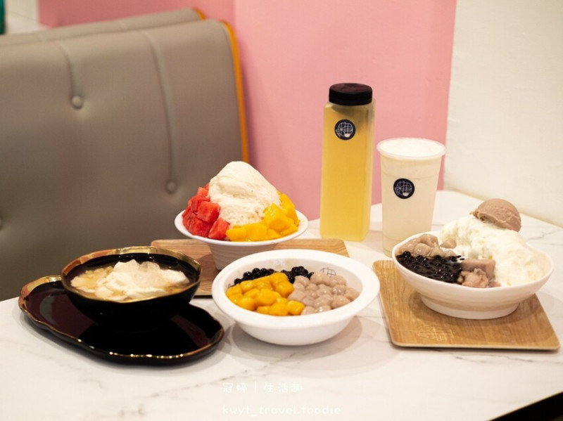 【何家甜品舖公館汀州店】捷運公館站美食推薦，芒果控衝了！Ft.雪花冰磚，台大公館商圈美食│菜單