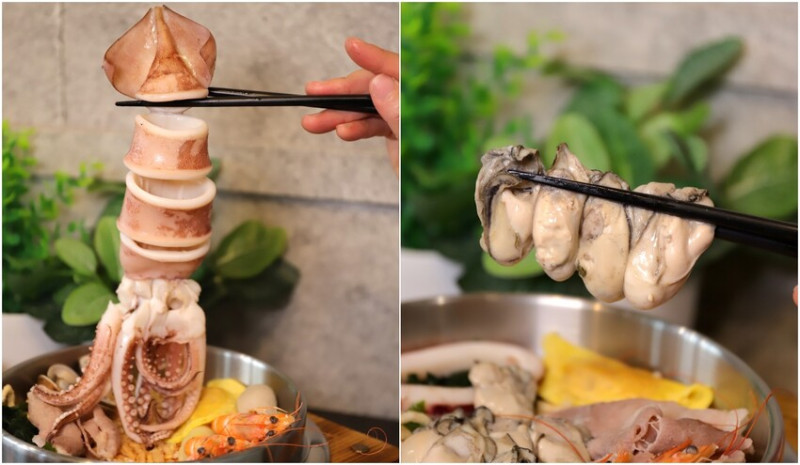 高雄超人氣鍋燒麵來台南啦!超浮誇爆量海鮮蓋住整個大碗公