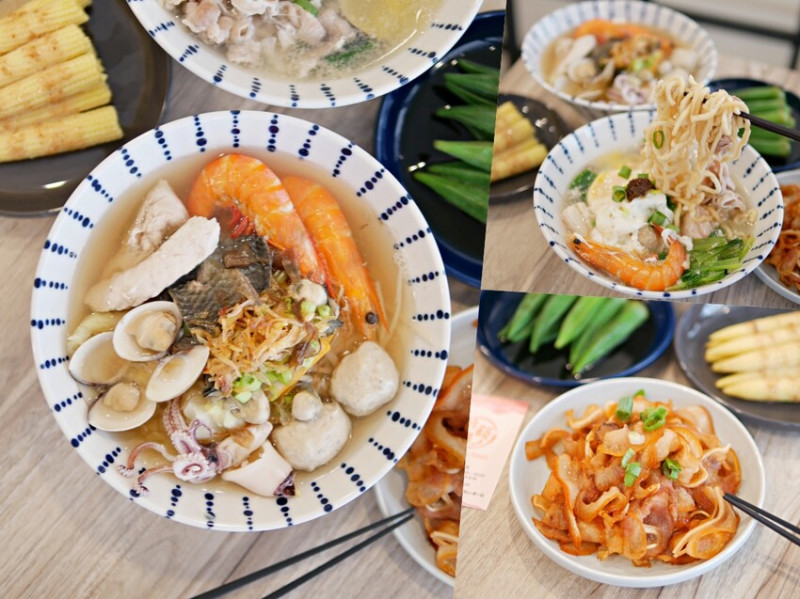 澎湃海鮮湯飯吃起來『吃飯湯』每天新鮮備料的好滋味，打卡還招待煙燻豬耳朵直接吃爆！台南美食｜台南永康區｜台南外帶 - 曼達愛吃鬼