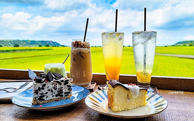 季節限定美景！！一望無際自然系稻田咖啡、甜點店，秘境中的蜜境，千萬記得預約唷！！