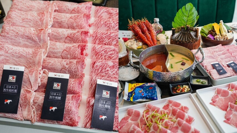 高雄美食｜超浮誇火鍋 高級肉品海鮮應有盡有/三種日本A5和牛一次滿足/花花世界鍋物 高雄左營旗艦店