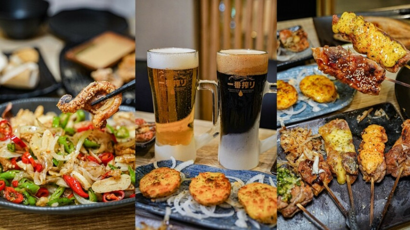 高雄美食｜下班小酌好去處/特色雞骨花必點/一夜干很讚/雞肉串口味超多/藏湘居酒屋明華店