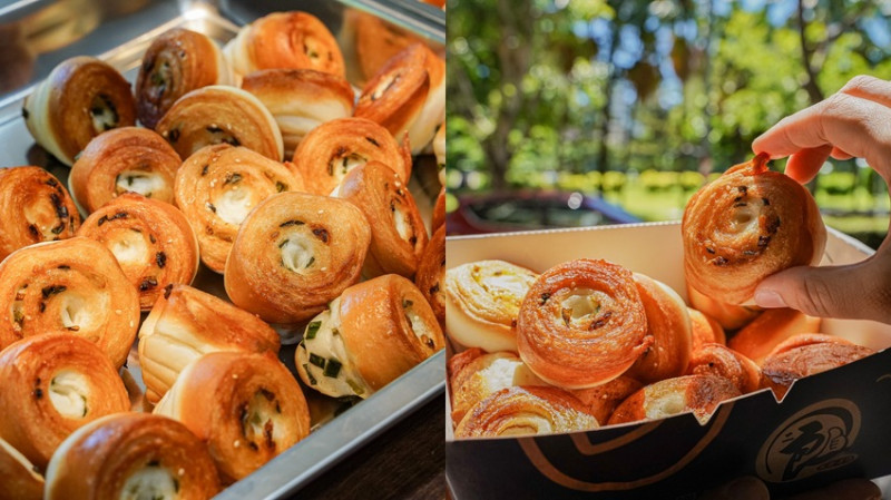 高雄美食｜每日手工現做烤饅頭超搶手/外酥內軟超好吃/二良脆皮烤饅頭-高雄和平店