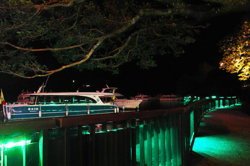 【南投】燈火輝煌賞煙火秀❤日月潭水社碼頭+伊達邵碼頭