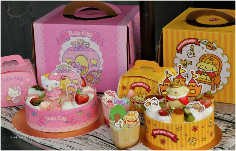 85度C Hello Kitty&布丁狗夢幻甜點王國‧萌度破表又吸晴！大人小孩都喜愛的三麗鷗造型蛋糕、生日蛋糕推薦
