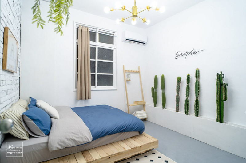 台南｜玉井住宿【山蒔旁白】40年老宅翻新～純白色文青風民宿 - 快門下的幸福