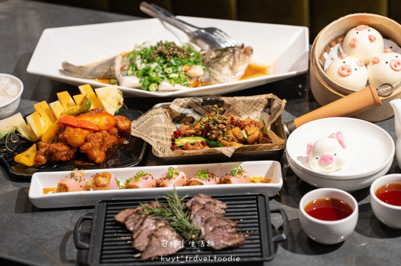 【唐點小聚新竹巨城店】擺盤精緻摩登粵菜太香！新竹聚會茶餐廳推薦，一秒入魂網皮鮮蝦腸粉│菜單