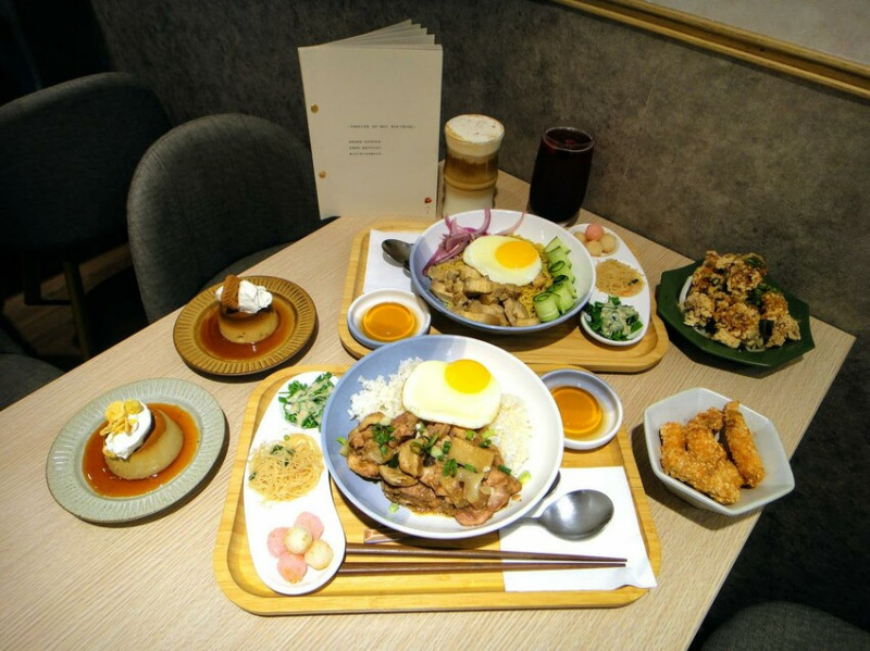 【美食】「煦日 food & cafe」中式定食簡餐、手工布丁，新北板橋美食推薦、捷運江子翠簡餐推薦 (附菜單)
