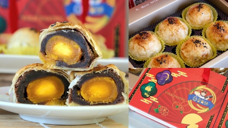 【彰化員林蛋黃酥推薦】米香伯蛋黃酥-101米香 薄皮大顆蛋黃內餡香酥不甜膩！百果山遊玩必帶伴手禮