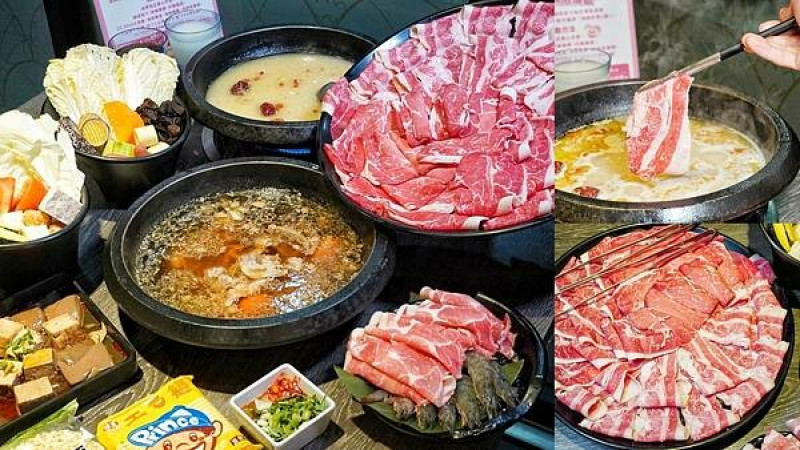 肉多多向上店-超人氣火鍋排隊名店「肉多多火鍋」粉紅大變身，70種蔬菜自助吧無限吃，現在愛處處分享，立即享有海陸拼盤一份