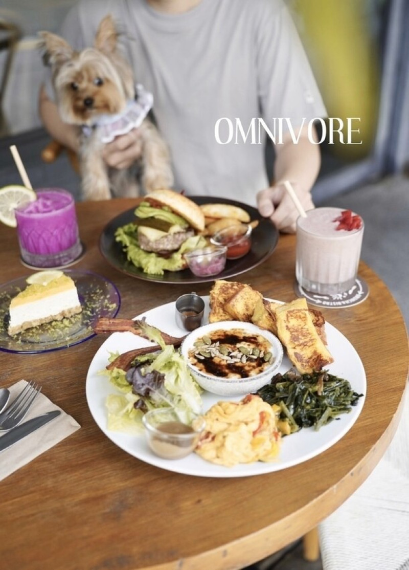 【內湖美食】OMNIVORE 雜食者 - 美味早午餐自由搭！清爽健康果昔好喝又好拍！高質感美式咖啡廳，台北內湖美食、咖啡廳推薦