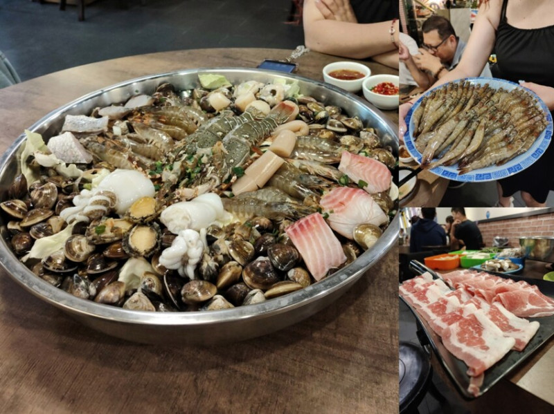 新竹最浮誇最強火鍋「石憶食鍋」1999Enjoy痛風海鮮鍋太狂啦！壽星送蝦、懷舊打卡氛圍一次滿足！