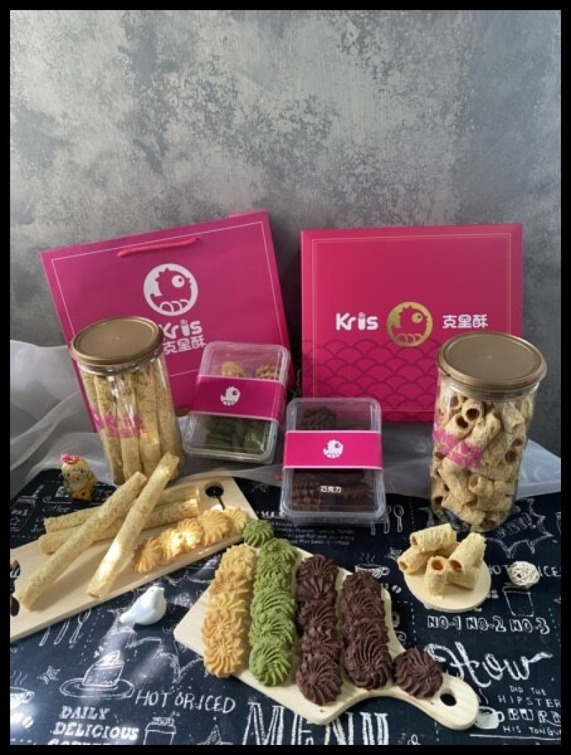 【宅配美食/台中伴手禮推薦】【Kris克里酥蛋捲⁡】 一口一口層層豐富滋味,不管是作為辦公室下午茶還是出國伴手禮都適合，多種享受一次滿足