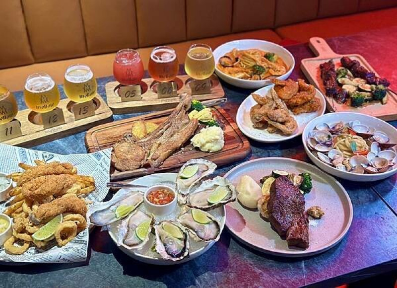 [東區美食] Mellow Bar & Restaurant - 16款拉霸精釀啤酒聚餐 #台北大安區酒吧 網美餐酒館 忠孝敦化美食 @