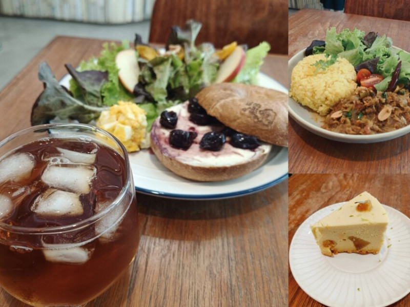 黑眼熊咖啡竹北店｜貝果酸甜爆擊＋咖哩飯香辣開胃必點人氣早午餐