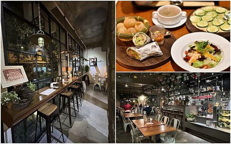 【屏東美食】打舖2號店～超美的工業風蔬食餐廳，各式各樣道地的異國料理擄獲您的胃！
