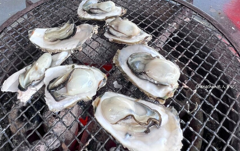 屏東東港吃鮮蚵【炭集烤蚵200吃到飽】狂吃2小時 !