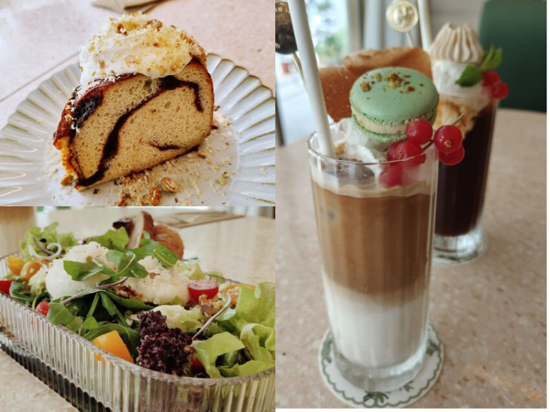 台北大安區美食PALAISYI｜森林沙拉、浮誇飲品、泡芙甜點都太可以